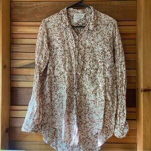 ACACIA Floral Button-Up Shirt